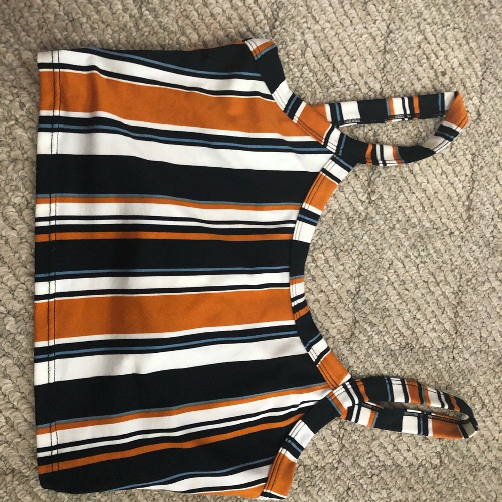 Striped crop top